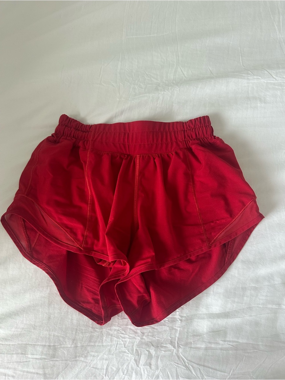 Dark Red Lululemon Hotty Hotty Shorts 2.5” Size 2